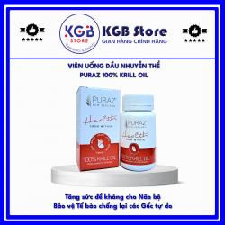 Viên uống dầu Nhuyễn Thể Puraz 100% Krill Oil